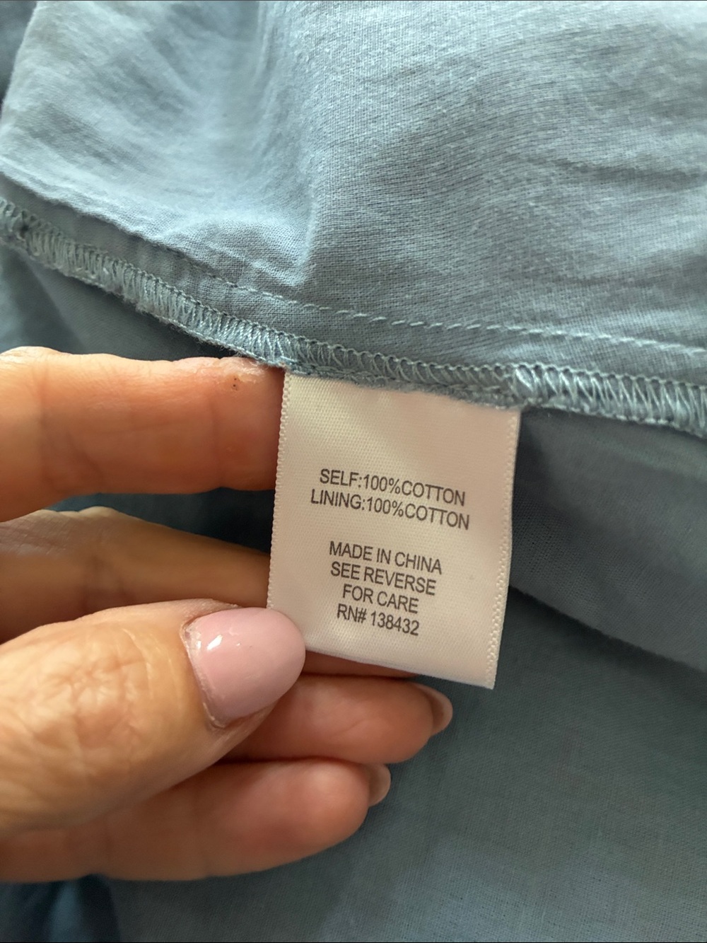 Modcloth Chambray Rainbow Stitched Dress Pockets Short Sleeve Cotton Size S - Picture 8 of 10